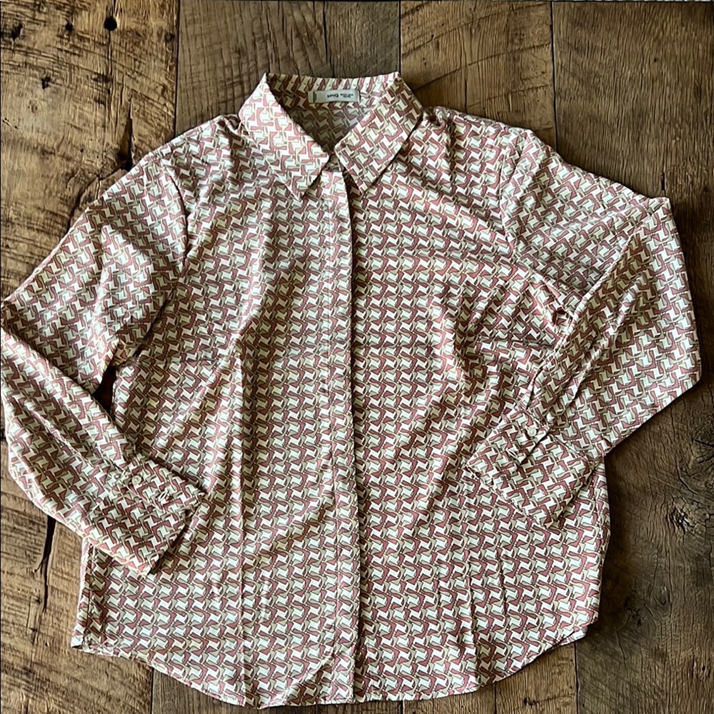 Mango Button-Up Shirt